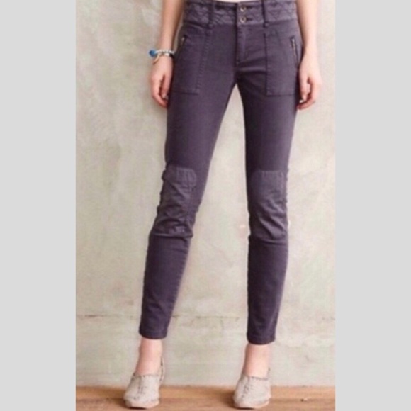 Anthropologie Pants - Anthro Pilcro and the Letterpress Moto Patch Pants
